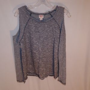 Mossimo long sleeve with cold shoulders
